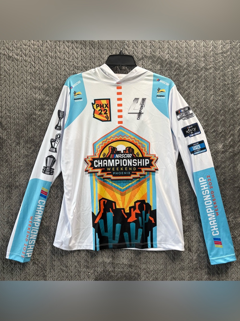NASCAR Championship Weekend 2022 Phoenix Lightweight Hoodie Shirt Small Mens